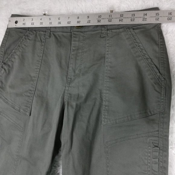 Wit & Wisdom Womens Jeans Ab Solution Ankle Skimmer  Gray Green Mid Rise 6 - Picture 3 of 11
